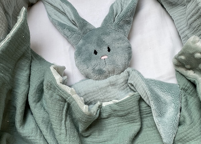 Doudou bébé Perros-Guirec | cadeau de naissance personnalisé brodé